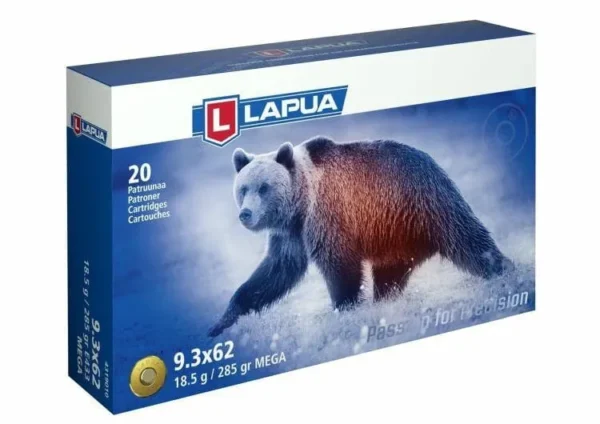 Amunicja LAPUA 9,3X62 MEGA 18,5g
