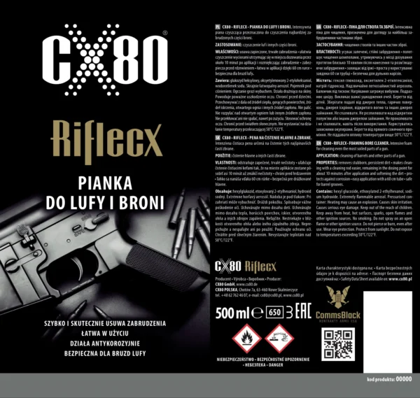 RIFLECX Pianka do czyszczenia lufy z rurką aplikacyjną - obrazek 2